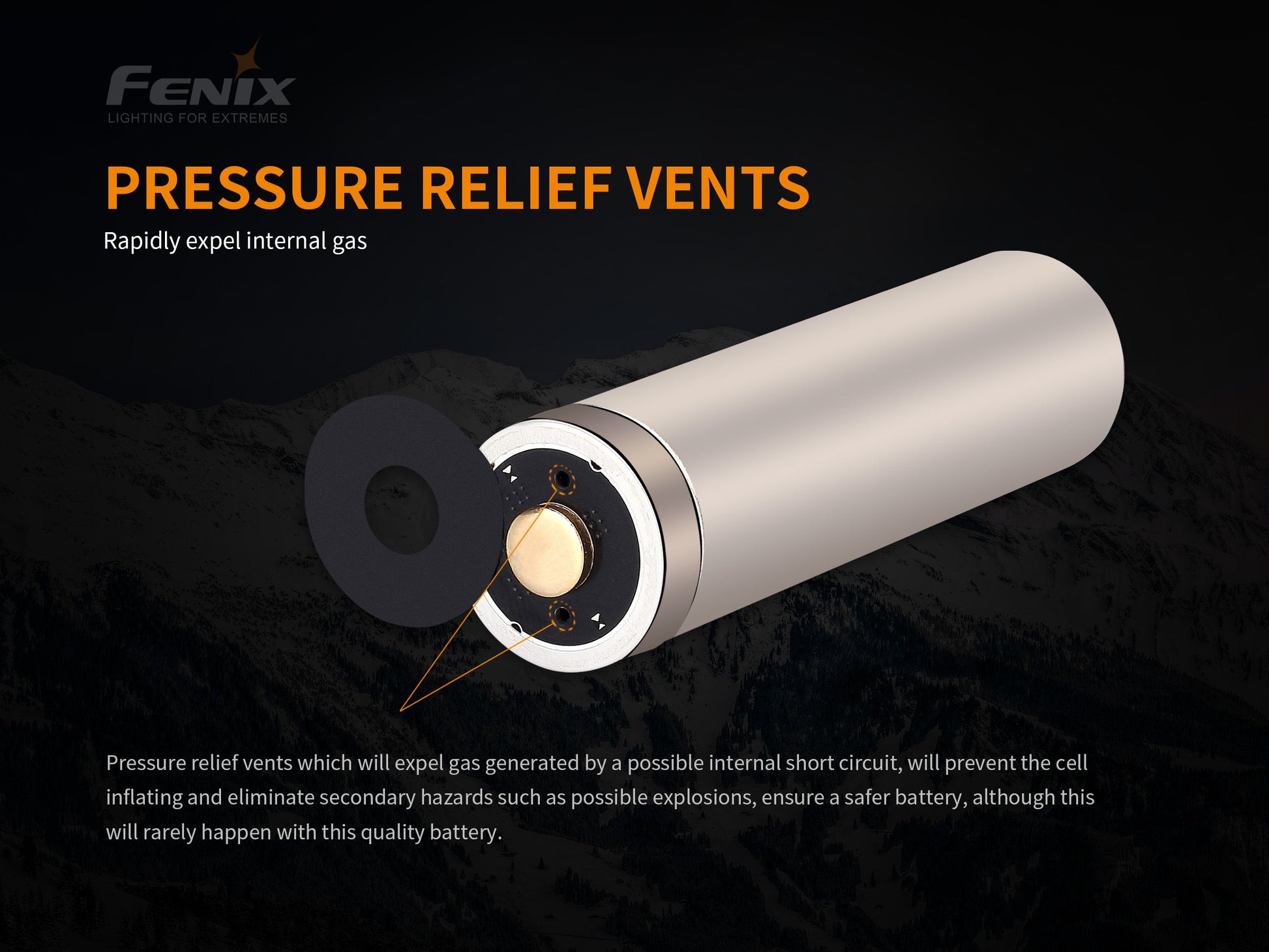 Fenix ARB-L21-5000 V2 Rechargeable 21700 Rechargeable Battery - Norfolk Wood Shop