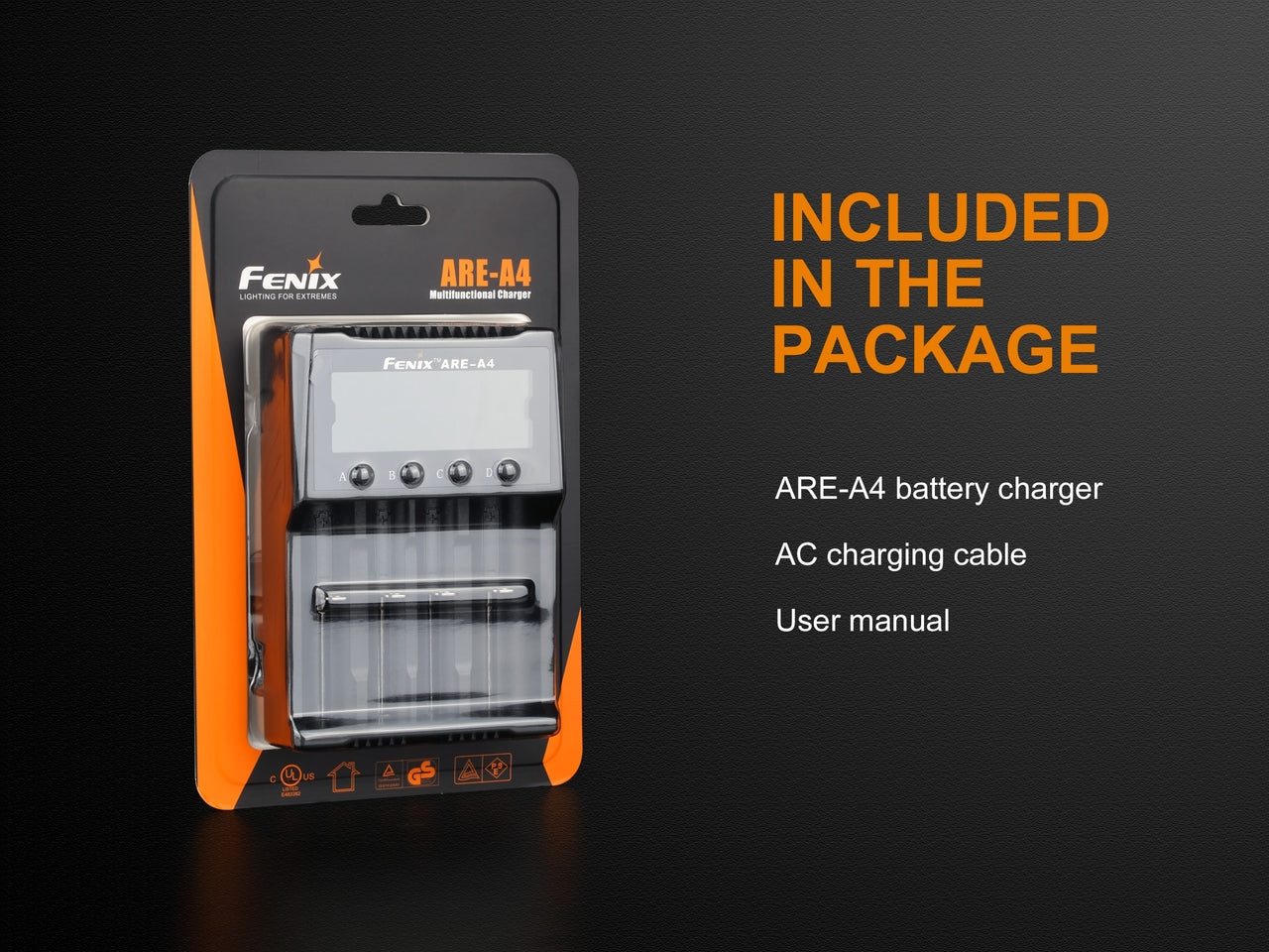 Fenix ARE-A4 Multifunctional Battery Charger - Norfolk Wood Shop