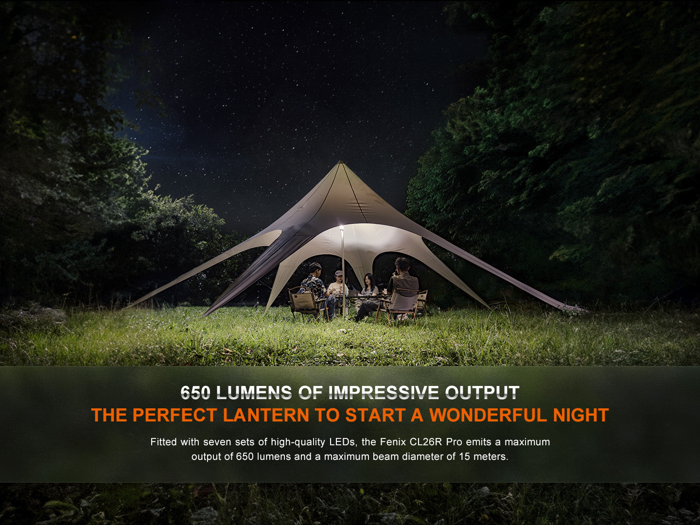 Fenix CL26R PRO High Performance LED Rechargeable Camping Lantern - Norfolk Wood Shop