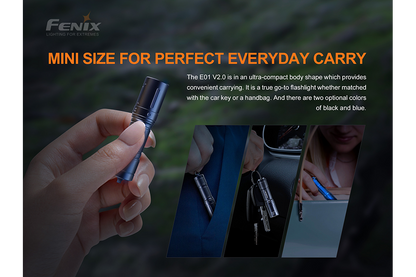 Fenix E01 V2.0 AAA LED Flashlight - Norfolk Wood Shop