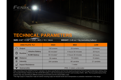Fenix E01 V2.0 AAA LED Flashlight - Norfolk Wood Shop
