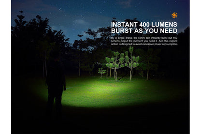 Fenix E05R Mini Keychain LED Flashlight - 400 Lumens - Norfolk Wood Shop