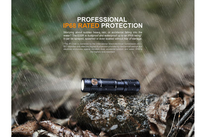 Fenix E05R Mini Keychain LED Flashlight - 400 Lumens - Norfolk Wood Shop