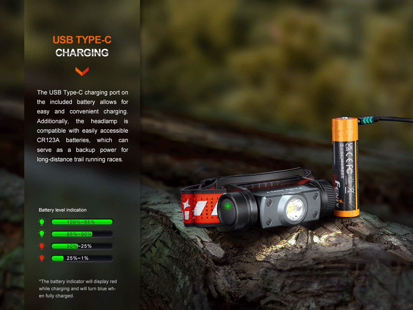 Fenix HM62-T Lightweight Trail Running Headlamp - Norfolk Wood Shop