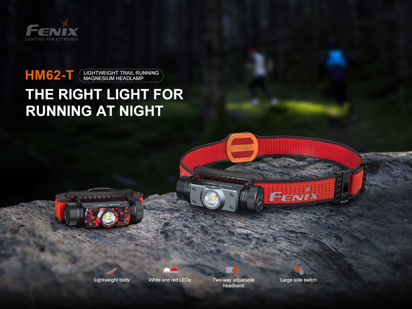 Fenix HM62-T Lightweight Trail Running Headlamp - Norfolk Wood Shop