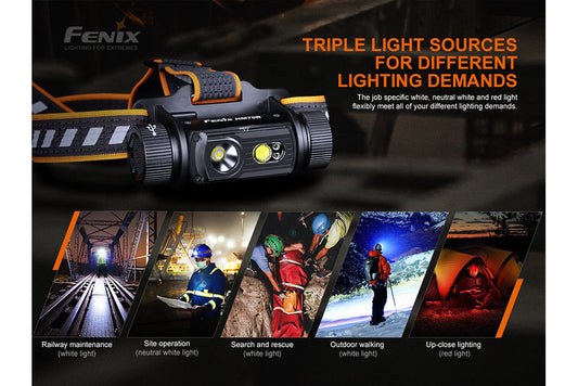 Fenix HM70R Rechargeable LED Headlamp - 1600 Lumens - Norfolk Wood Shop
