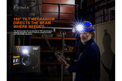 Fenix HM70R Rechargeable LED Headlamp - 1600 Lumens - Norfolk Wood Shop