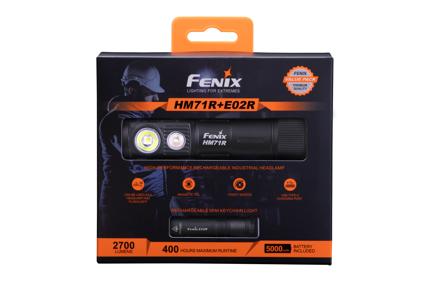 Fenix HM71R Rechargeable Industrial LED Headlamp - Norfolk Wood Shop