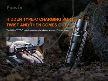 Fenix PD25R Rechargeable LED Flashlight - Norfolk Wood Shop