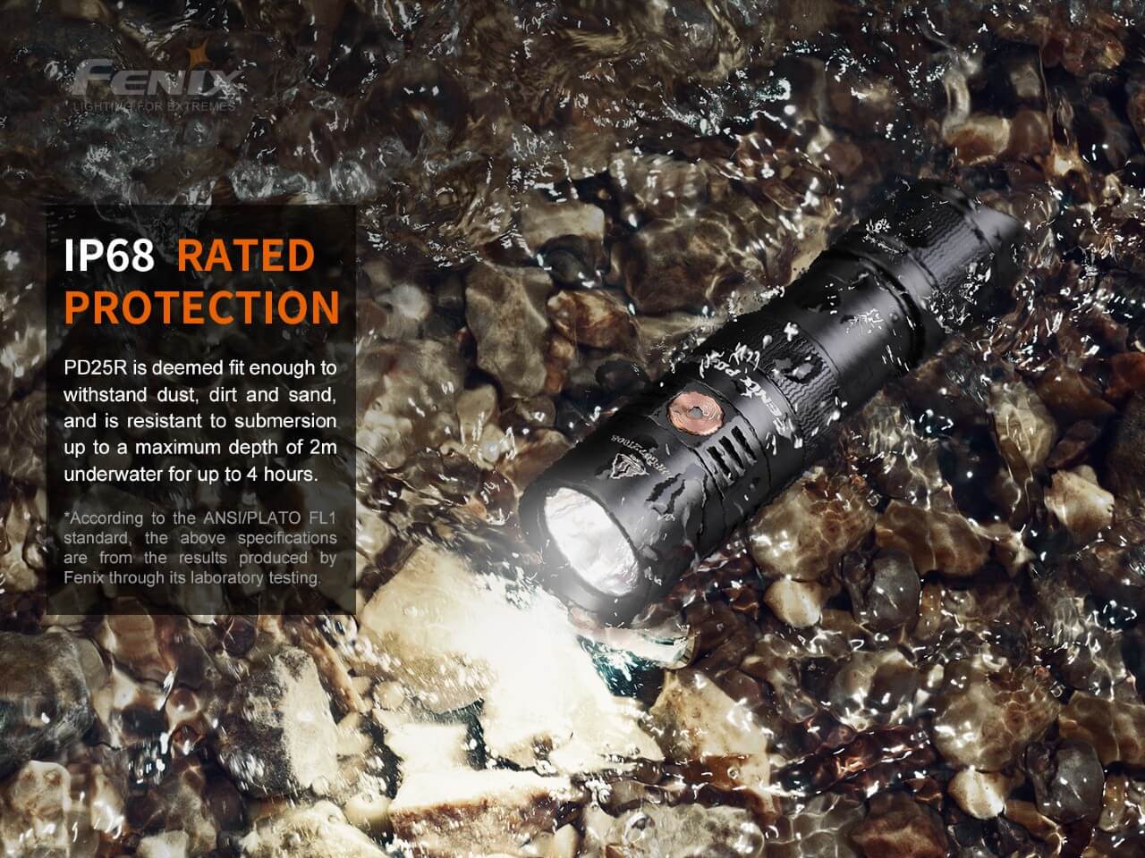 Fenix PD25R Rechargeable LED Flashlight - Norfolk Wood Shop