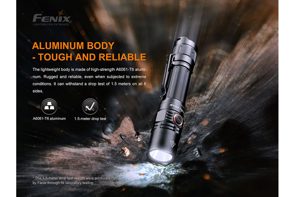 Fenix PD35 V3.0 Everyday Carry Flashlight - 1700 Lumens - Norfolk Wood Shop