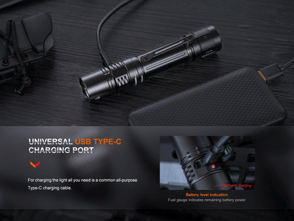 Fenix PD36R Pro 2800 Lumen Flashlight + FREE E03R V2 Keychain Light - Norfolk Wood Shop
