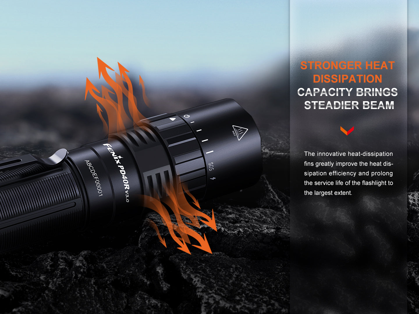 Fenix PD40R V3 Rechargeable Flashlight - Norfolk Wood Shop