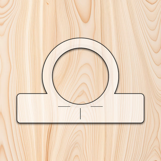 Round Handle Cutting Board or Charcuterie Board Handle Acrylic Router Template