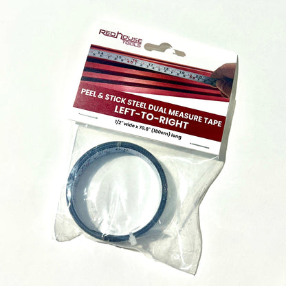 Self Adhesive Measuring Tape | 70.8" (180cm) Length Dual Measurement Rule - Norfolk Wood Shop