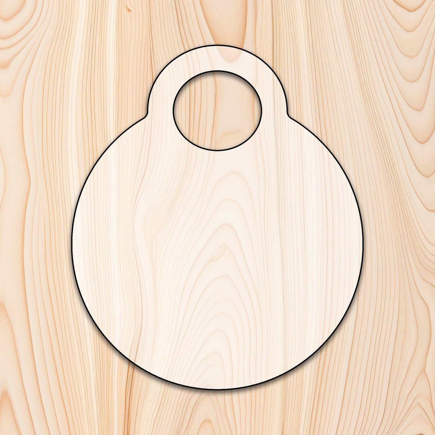 Kettlebell Cutting Board or Charcuterie Board Acrylic Router Template