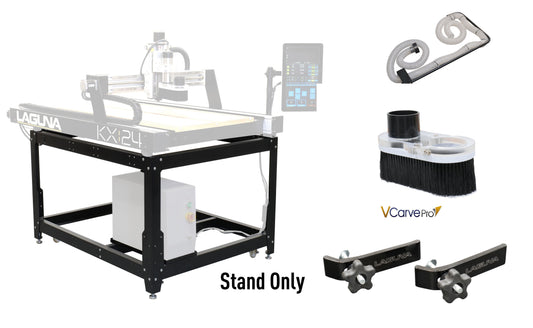KX:24 Bundle 2: Mobile Stand, Overhead Dust Kit, Dust Shoe, 2 Clamps, V Carve Pro - Norfolk Wood Shop