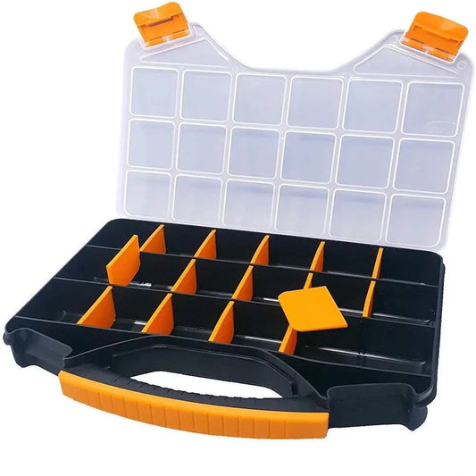Hardware Organizer box with dividers - 18 Compartments.
