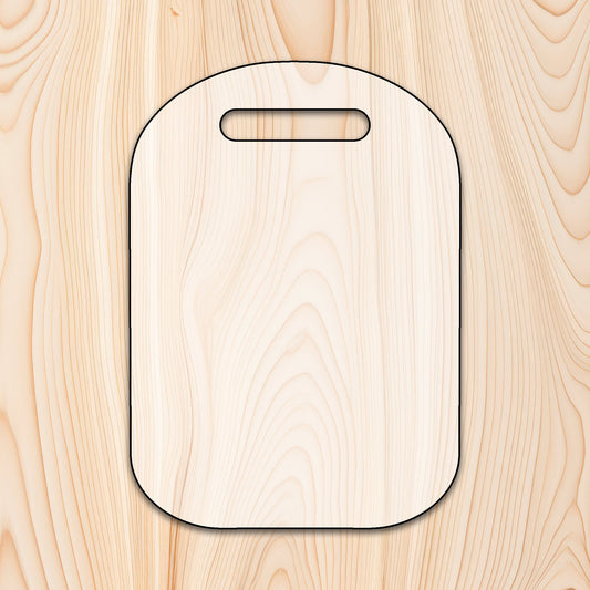 Modern Rounded Cutting Board or Charcuterie Board Acrylic Router Template