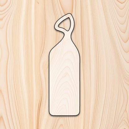 Modern Twist Cutting Board or Charcuterie Board Acrylic Router Template