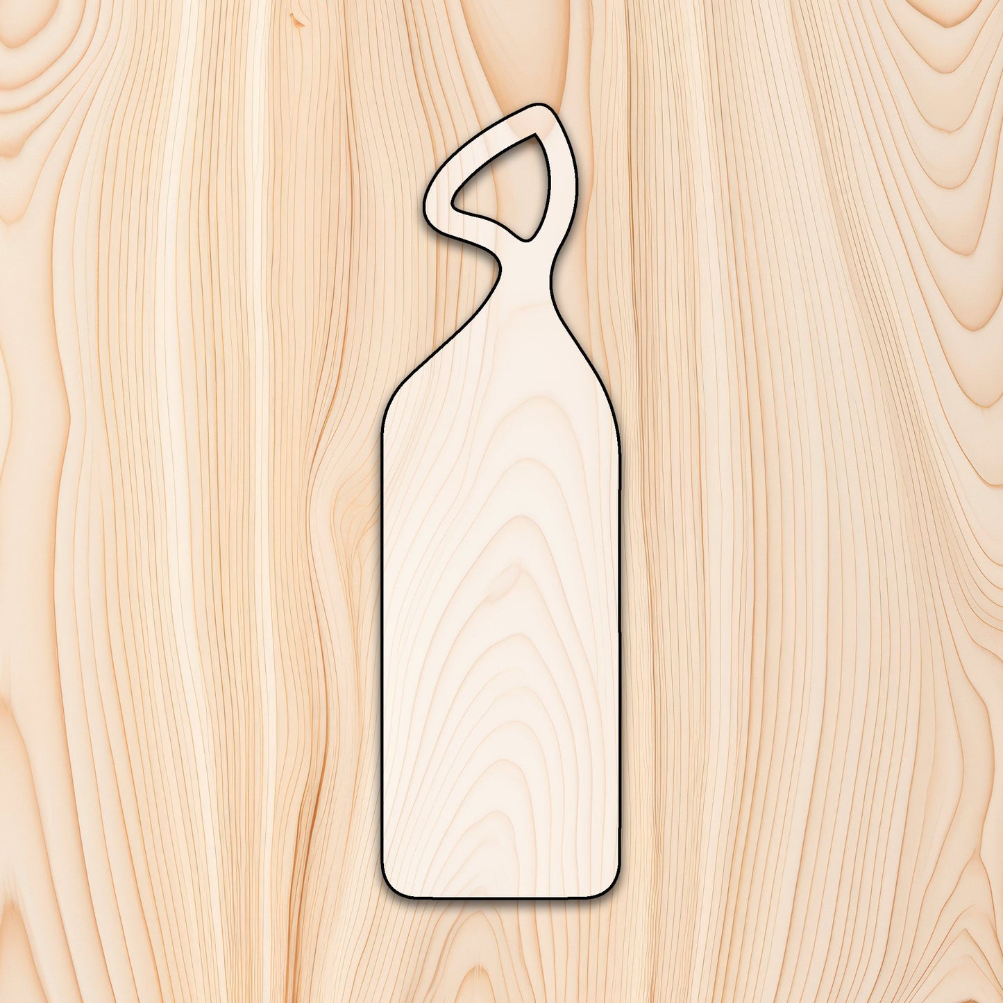 Modern Twist Cutting Board or Charcuterie Board Acrylic Router Template
