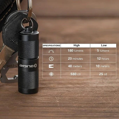 OLIGHT I1R2PROBK i1R 2 Pro Keychain Flashlight - Black