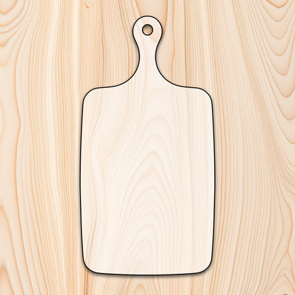 Paddle Style Cutting Board or Charcuterie Board Acrylic Router Template