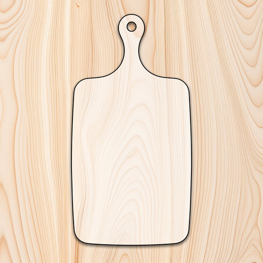 Paddle Style Cutting Board or Charcuterie Board Acrylic Router Template