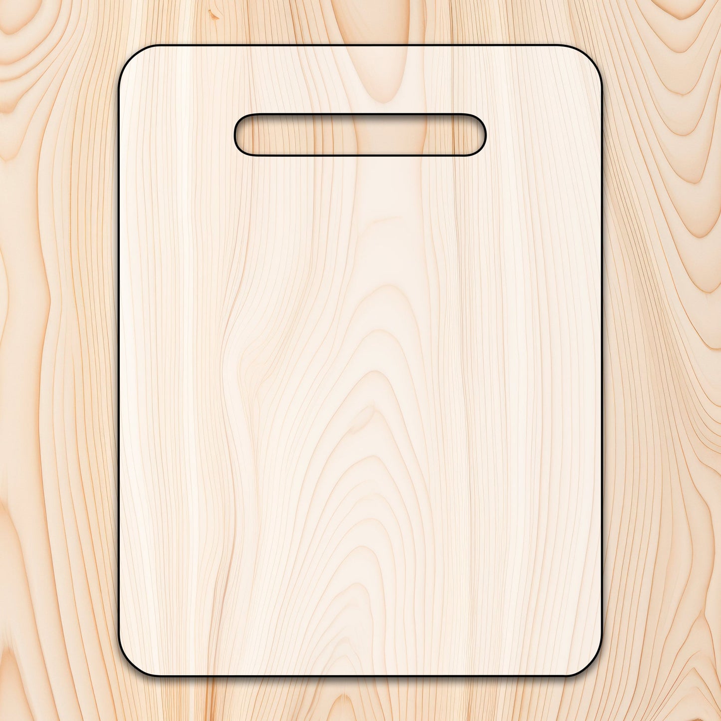 Pallet Style Cutting Board or Charcuterie Board Acrylic Router Template