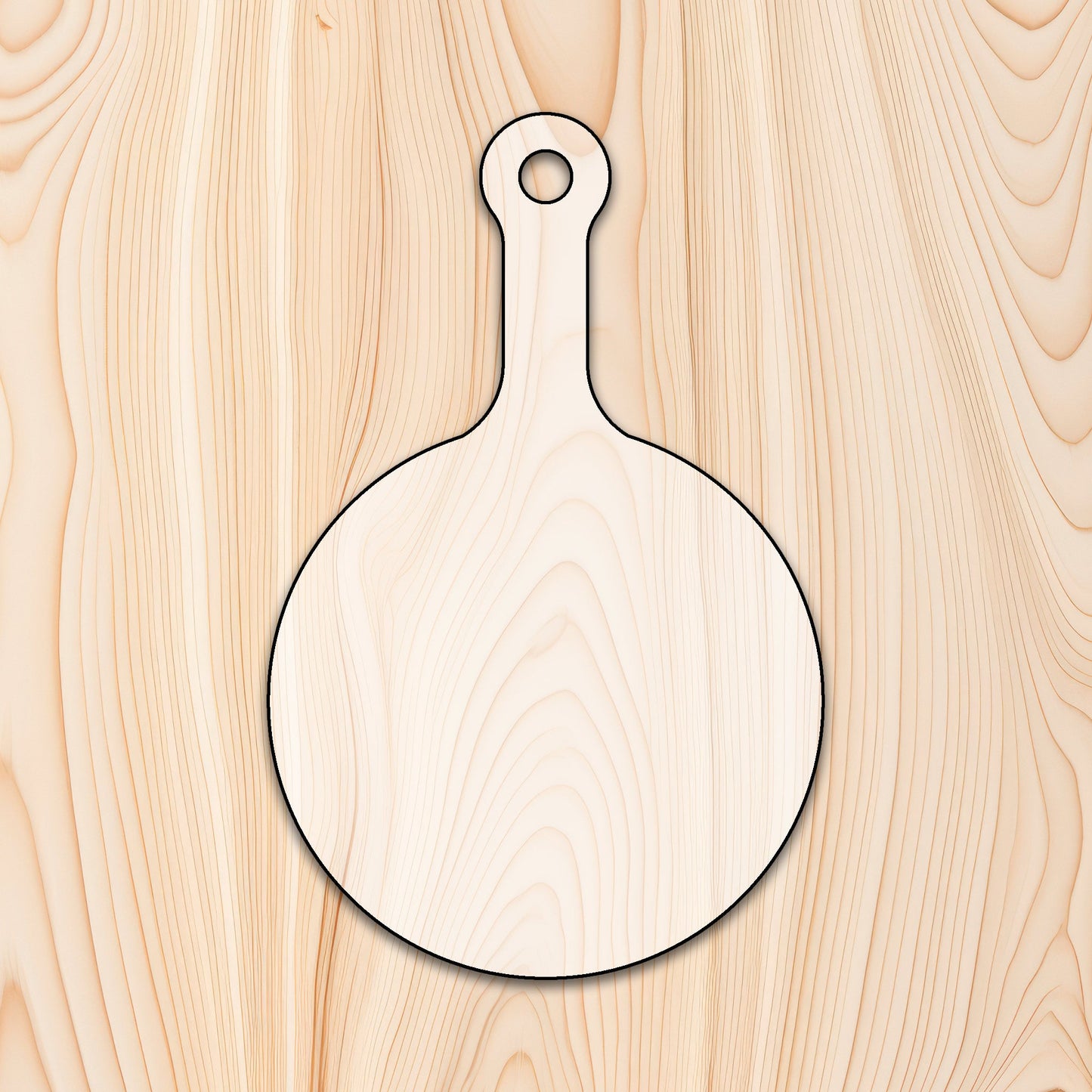 Pizza Style Cutting Board or Charcuterie Board Acrylic Router Template
