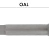 C/T 3 Wing Drill X 1 3/8 Cd X 1/2 Shk