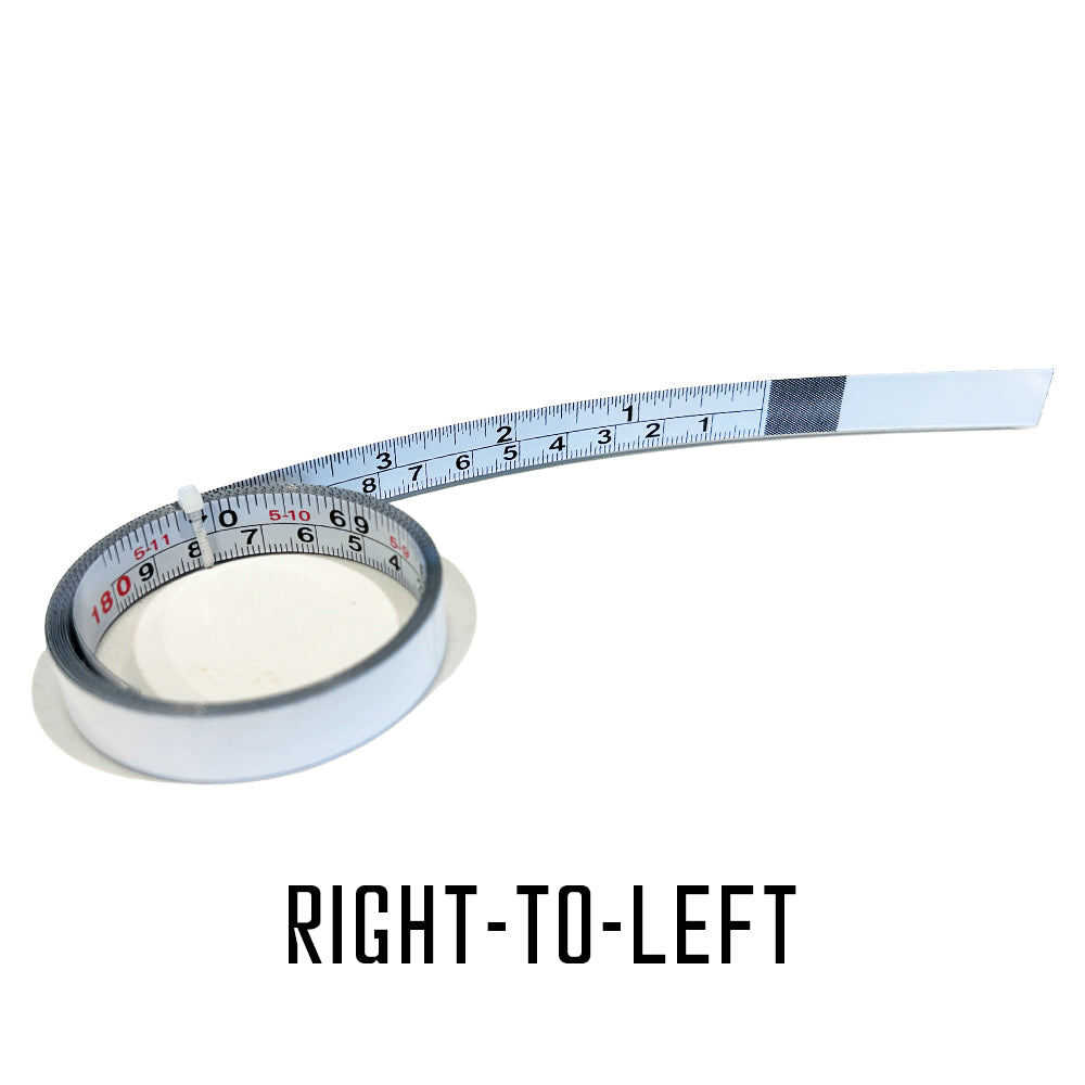 Self Adhesive Measuring Tape | 70.8" (180cm) Length Dual Measurement Rule - Norfolk Wood Shop