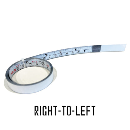 Self Adhesive Measuring Tape | 70.8" (180cm) Length Dual Measurement Rule - Norfolk Wood Shop