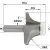 C/T Roundover 3/16" Rad X 7/8 Cd X 1/2" Shk