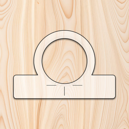 Round Handle Cutting Board or Charcuterie Board Handle Acrylic Router Template