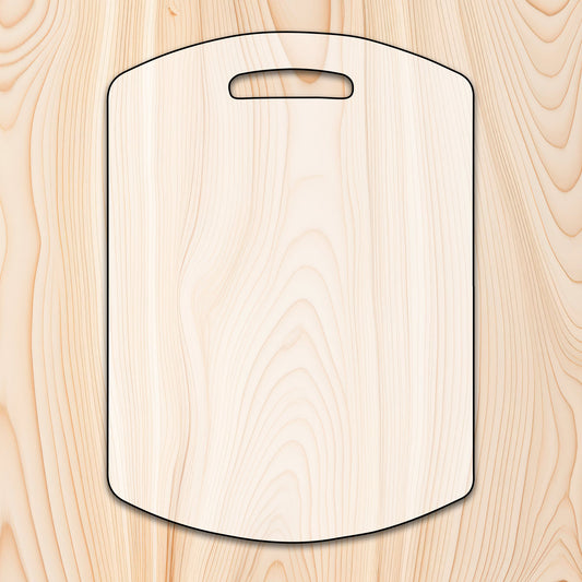 Rounded Edge Cutting Board or Charcuterie Board Acrylic Router Template