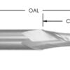 Sc Rip & Slotting Bit 1/4 Cd X 3/8 Cl X 1/4 Shk
