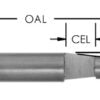 Sc Flush Trim Dado Cut 1/4 Cd X 1/4 Cl X 1/ 4 Shk X 1 1/2 Oal