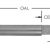 Sc Flush Trim 1/4 Cd X 1/4 Cl X 1/4 Shk Ea