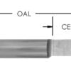Sc Bevel Trim 7 Deg Bevel Bit1/4 Cd X 1/4 Cl X 1/4 Shk X 1 1/2 Oal Ea