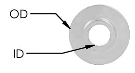 1/2"X 3/16" Id Dust Shields For Sbe115 Brg-10Pc Pk