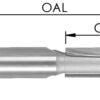 C/T Str 1 Fl X 1/2"Cd X 1"Cl X 1/2"Sh X 2-5/8 Oal