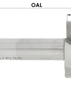 B & T Bit, 2 Flute. 1/4" Radius X 1-1/4" L-Dia X 1/2" Shank