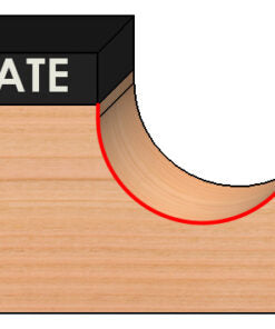 C/T Rnose Temp Bit 1/4 Rad X 1/2 Cd X 1/2 Cl X 1/4 Sk