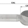 C/T Core Box 1/4 Rad X 1/2 Cd X 1/4 Sh X 1-3/4 Oal