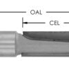 C/T 1/2 " Panel Pilot Bit X 1 1/4 Cl X 1/2 Shk