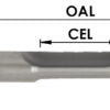3/8" Hss M2 Spiral Panel Pilot X 3/4"Clx3/8 Sh X1Fl