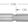 C/T Overhang Bit 1/16 O Hang X 3/8 Cd X 1/4" Shk