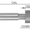 C/T Ss Rd Over Under X 1/2"R X14 Deg X 1/2 Sh X 2-1/2
