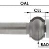 C/T Ss Drainboard 5/8 Cdx1/2 Clx1/8 Rx1/2 Shx 2 Oa
